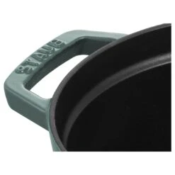 Staub Cocotte 20 Cm, Rund, Eukalyptus, Støbejern -Zwilling Butik 1025319 2