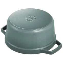Staub Cocotte 20 Cm, Rund, Eukalyptus, Støbejern -Zwilling Butik 1025319 4