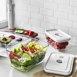 Zwilling Vakuumbeholder L, Glas, Grå -Zwilling Butik 424419832