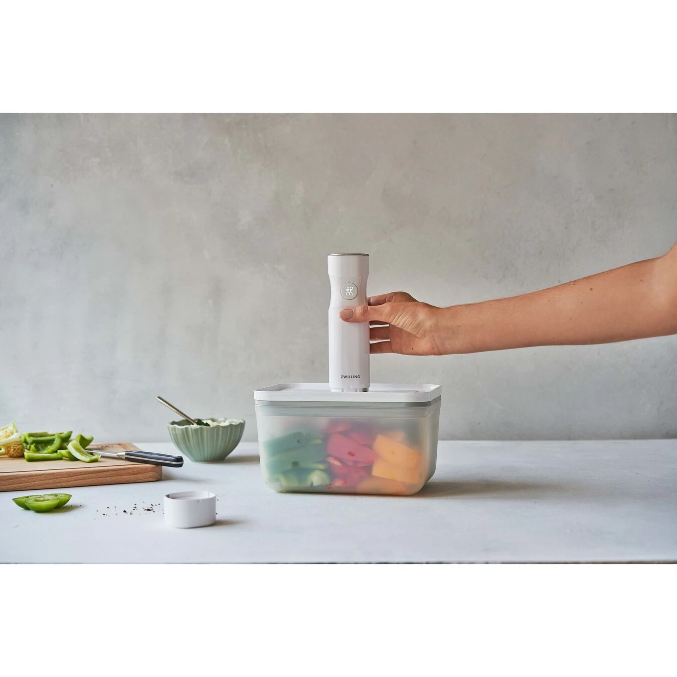 Zwilling Vakuumbeholder L, Plastik, Semitransparent-Grå 8 Zwilling Vakuumbeholder L, Plastik, Semitransparent-Grå - Billede 6