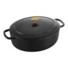 Ballarini Cocotte 29 Cm, Oval, Sort, Støbejern 2 Ballarini Cocotte 29 Cm, Oval, Sort, Støbejern -Zwilling Butik 75003 545 0 000000918