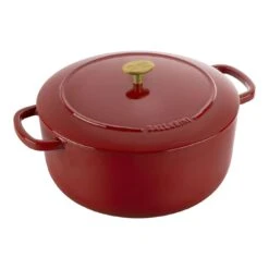 Ballarini Cocotte 28 Cm, Rund, Rød, Støbejern