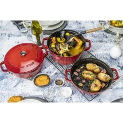 Staub Grydesæt 3-dele, Støbejern -Zwilling Butik 750050191