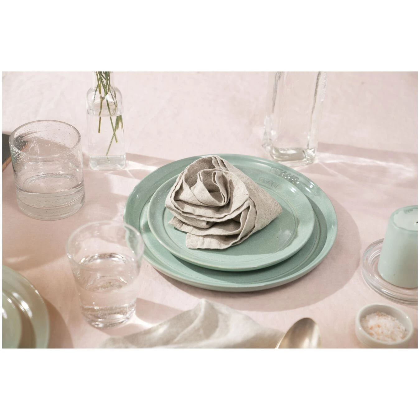 Staub Tallerken Flad 20 Cm, Keramisk, Salvie 6 Staub Tallerken Flad 20 Cm, Keramisk, Salvie - Billede 4